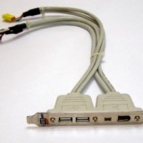 Bracket 2 x USB 2.0 plus firewire